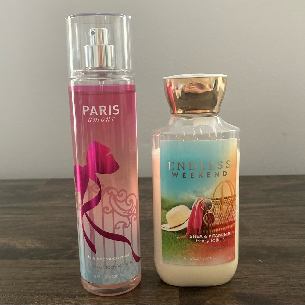 Bath and Body Works Fragrance Mist and Lotion